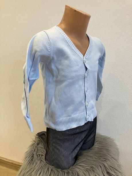 Dievčenský sveter svetlomodrý h&m (86), h&m,86