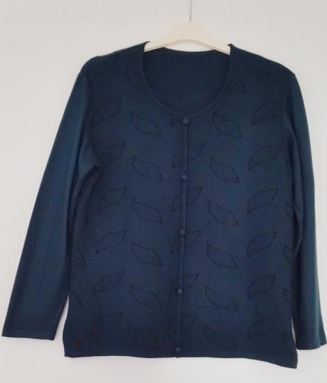 Petrolejový sveter, l