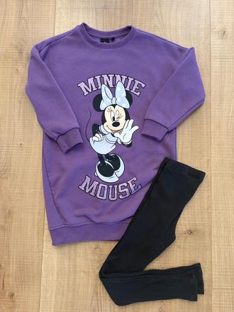 Teplákové šaty s legínkami, dopodopo,122