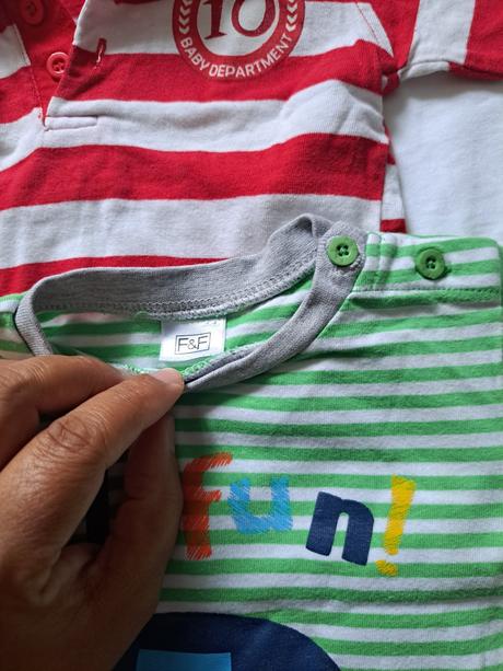 Košieľka, tričko, 74 cm, 4ks + gratis, 68–80