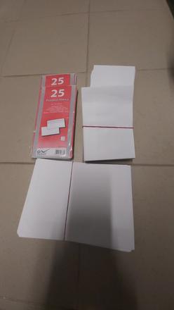 Obálky rôzne - kancelárske potreby, 