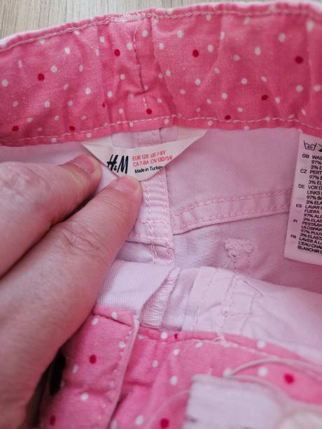 Ružové rifle, h&m,128