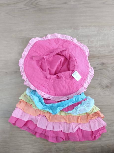 Volániková suknička s klobúčikom, gymboree,86