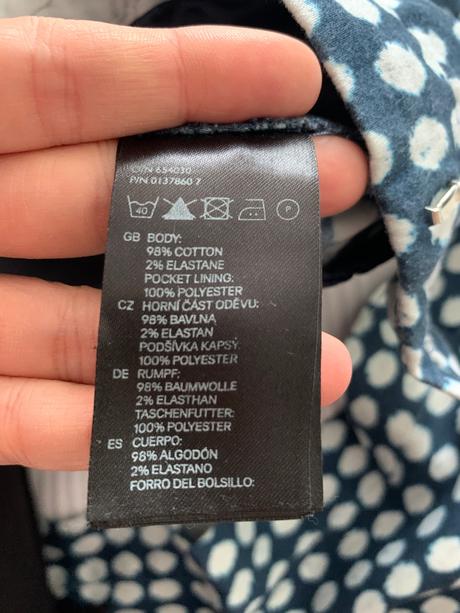 Elegantné nohavice, h&m,34