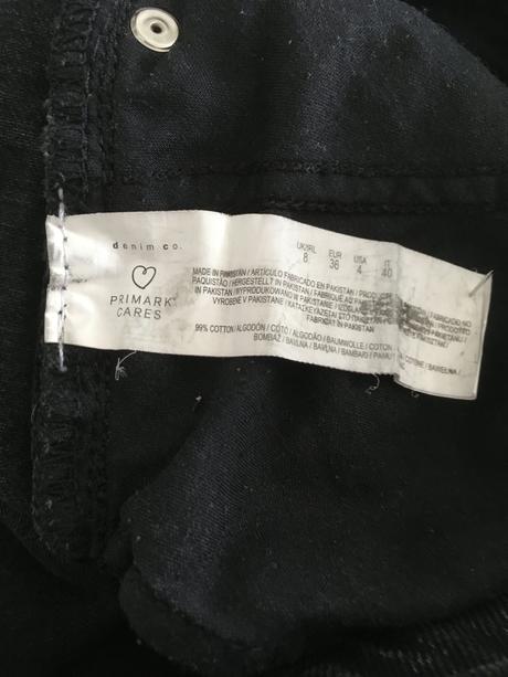 Čierne rifle primark veľ.36, primark,36