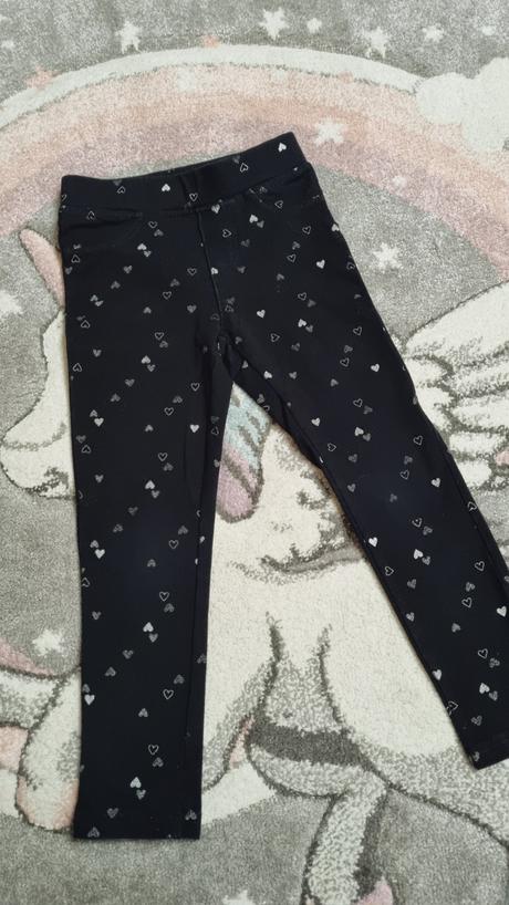 B3244 legíny/nohavice srdiečkové, 116