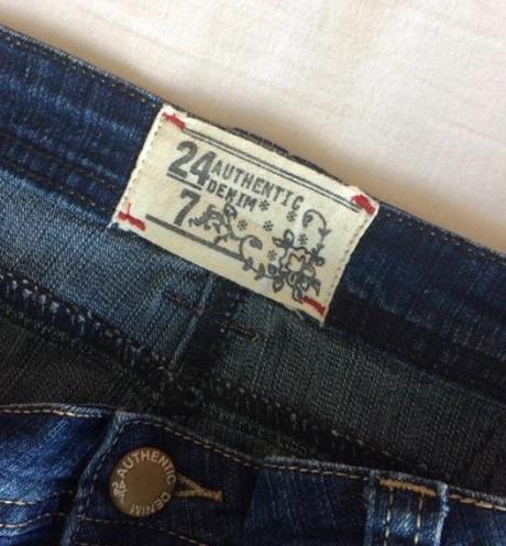 24/7 authentic denim riflová sukňa vel.40/m-l, denim co,l