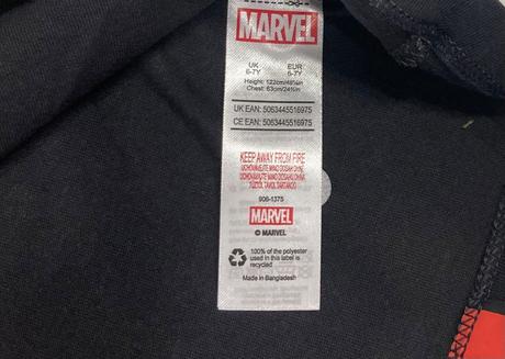 Marvel tričko veľ. 122, f&f,122