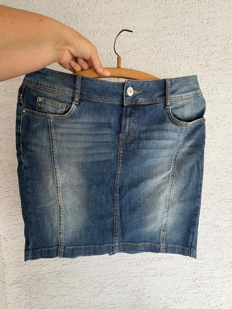 Massimo dutti luxusna riflova dzinsova sukna pc 79, 40