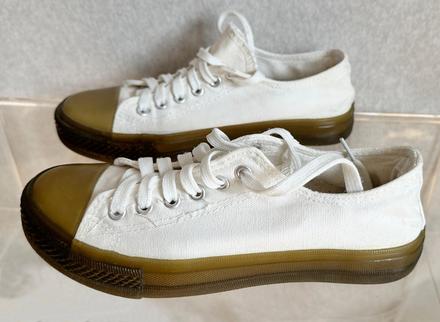 Biele plátené tenisky, 38