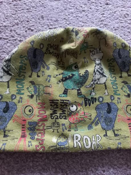 Handmade dvojvrstvovy set - ciapka a nakrcnik, 74/, 80