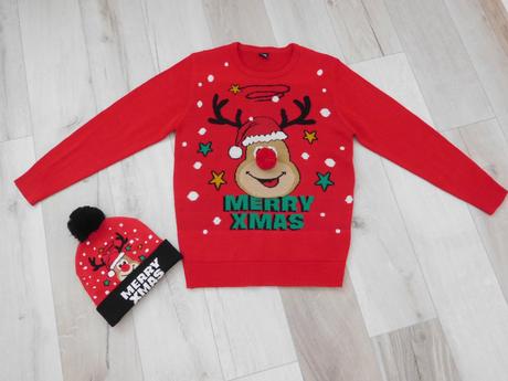 Vianočný pulovrík čiapka-m, m