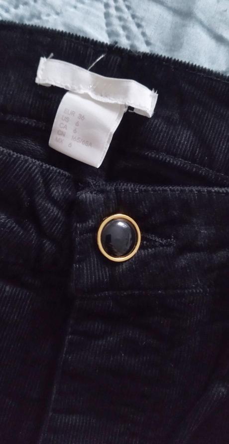 Menčestrové nohavice h&m, h&m,s