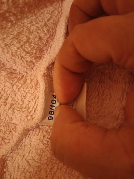 Župan froté dievčenský, 104