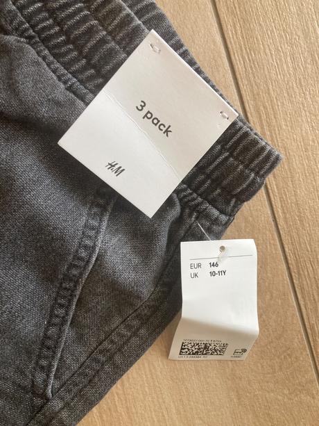 Nenosené kraťasy, h&m,146