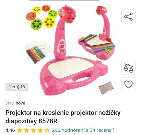 Projektor na kreslenie, 