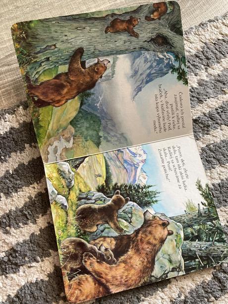 Veselé šteniatka a medvedík na prechádzke, 