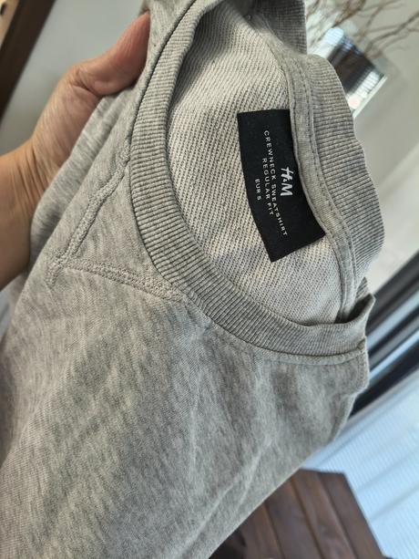 Čierna a sivá basic bavlnené mikiny l-xl, h&m,xl