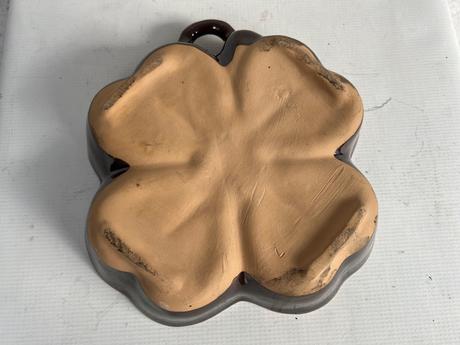 Stvorlistok pre stastie keramicka forma 24x6,5 cm,