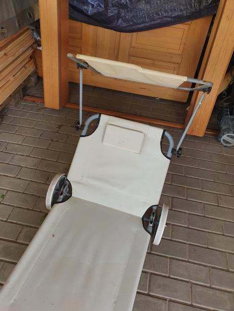 Plážové skladacie lehatko,