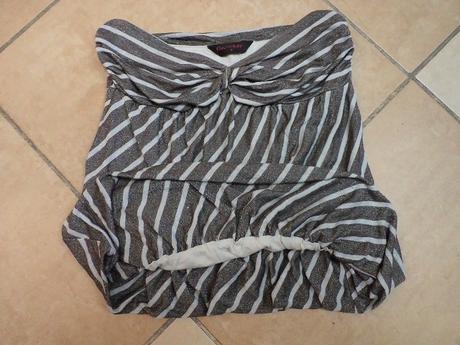 Balonikový top bez ramienok, miss selfridge,36