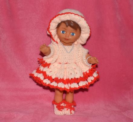 Súprava pre gumotex retro bábiku, 