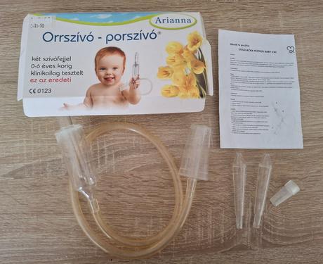 Detská odsávačka hlienov arianne baby vac, 