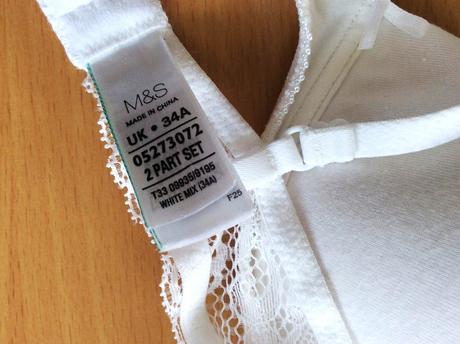 Bavlnená podprsenka, marks & spencer,75a