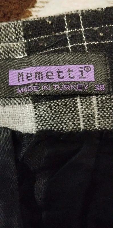 Sivá károvaná sukňa (mini), m