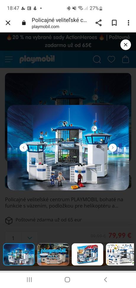 Playmobil policajti, 