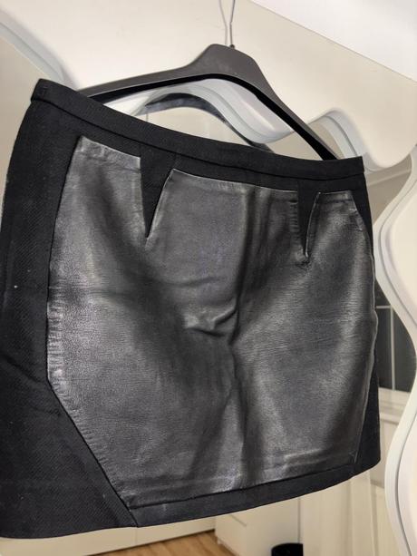 Kožená sukňa claudie pierlot 36, 36