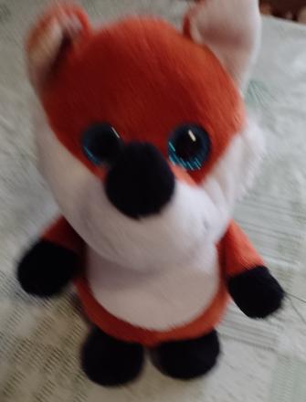 Plyšová hnedá líška, de luca, 25 cm, 