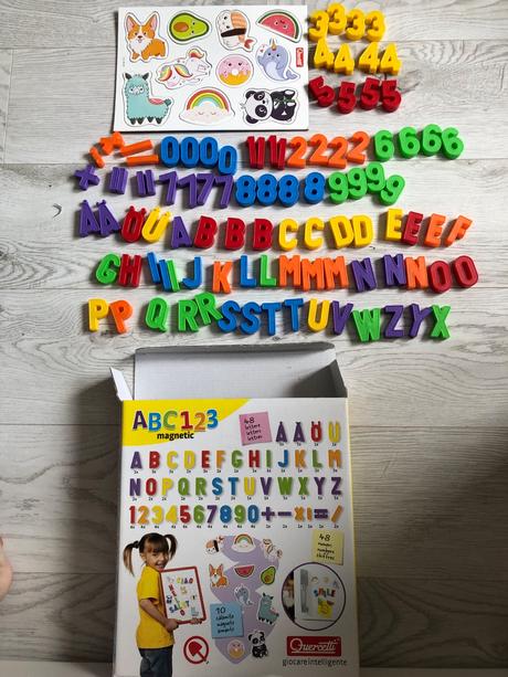 Magneticka abeceda a čísla, 