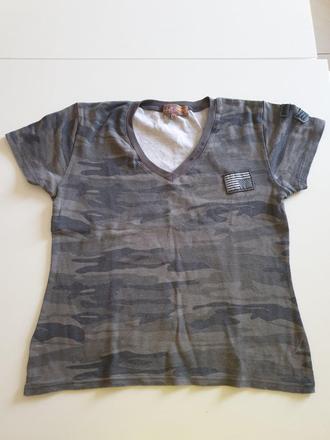 Maskáčové tričko, m