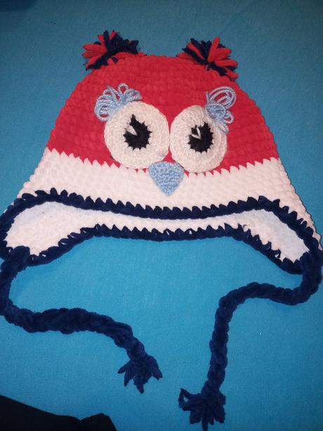 Čiapka sova z minky, 46
