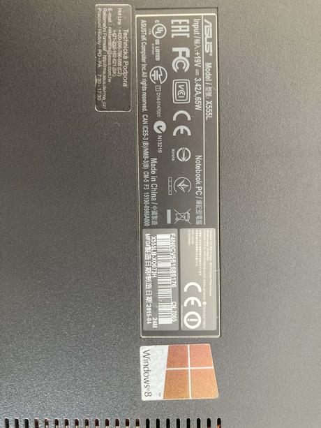Notebook asus x555l, plne funkčný s nabíjačkou, asus