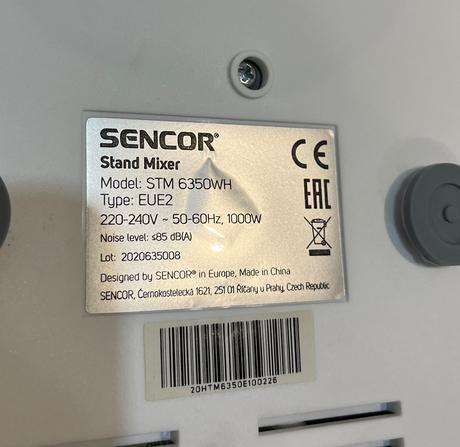 Sencor stm 6350wh 1000w kuchynský robot, sencor