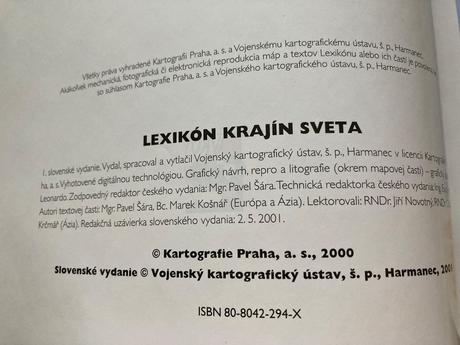 Lexikón krajín sveta (2001),