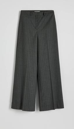 Sivé široké pásikavé nohavice reserved 40/42/l, reserved,l