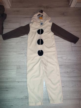 Overal, kostym olaf snehuliak,