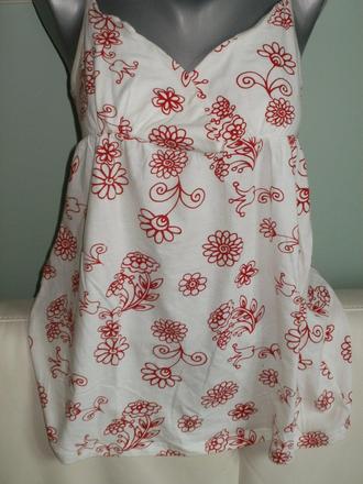 Dlhšie tričko na ramienka, l