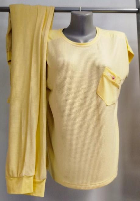 Dámske bavlnené pyžamo krátky rukáv, l - xxl