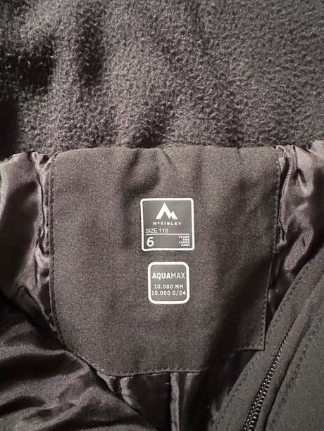 Oteplovacky pre chlapca mckinley 116 cierne, mckinley,116