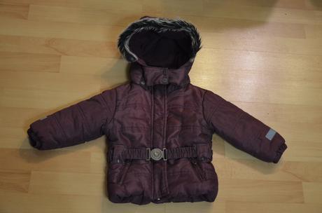 Bunda tepla vetrovka s kapucnou, lupilu,86