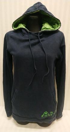 Tmavo modrá mikina s kapucňou, selectic, s