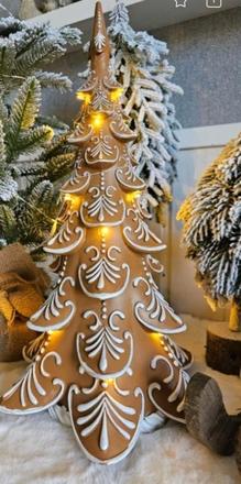 Clayre & eef perníkový medovník strom,