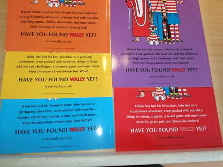 Where is wally - search books x 5, 