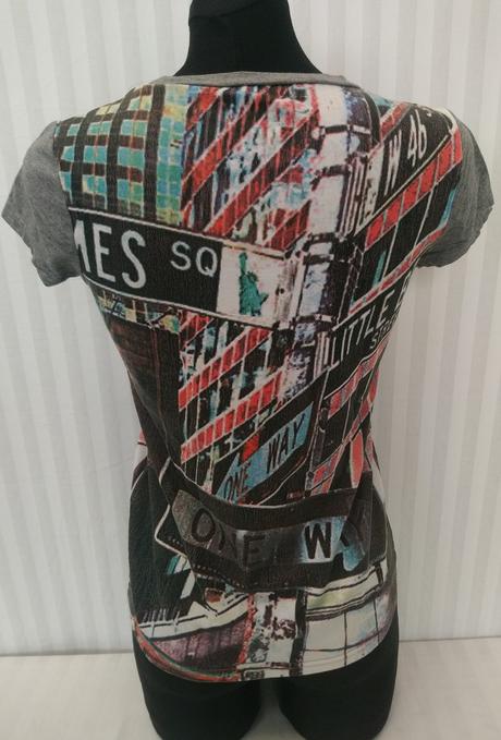 Dievčenský elastický farebný top, sarahanda, 164, 164