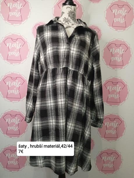 Šaty s teplejšie materiálom, 42