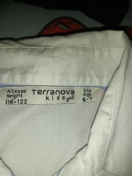 Biela košela 116/122, terranova,116
